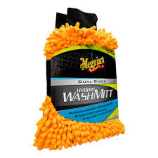 Picture of Meguiar's Hybrid Wash Mitt, Extremely Plush Microfiber Wash Mitt for Gently Waxing While Washing, X210200