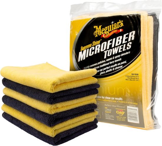 Picture of Meguiar's Supreme Shine Microfiber Towels - 6 Pack